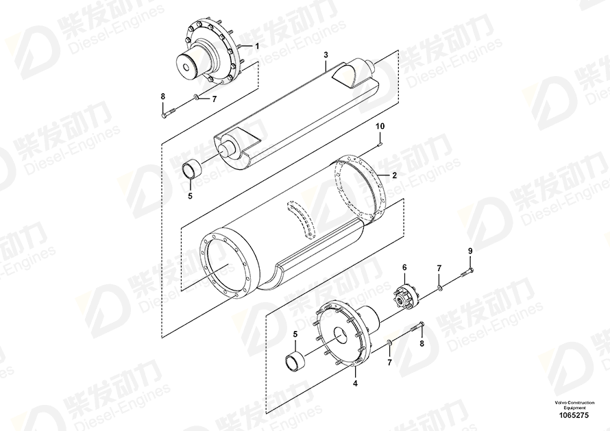 VOLVO Hexagon screw 992564 Drawing