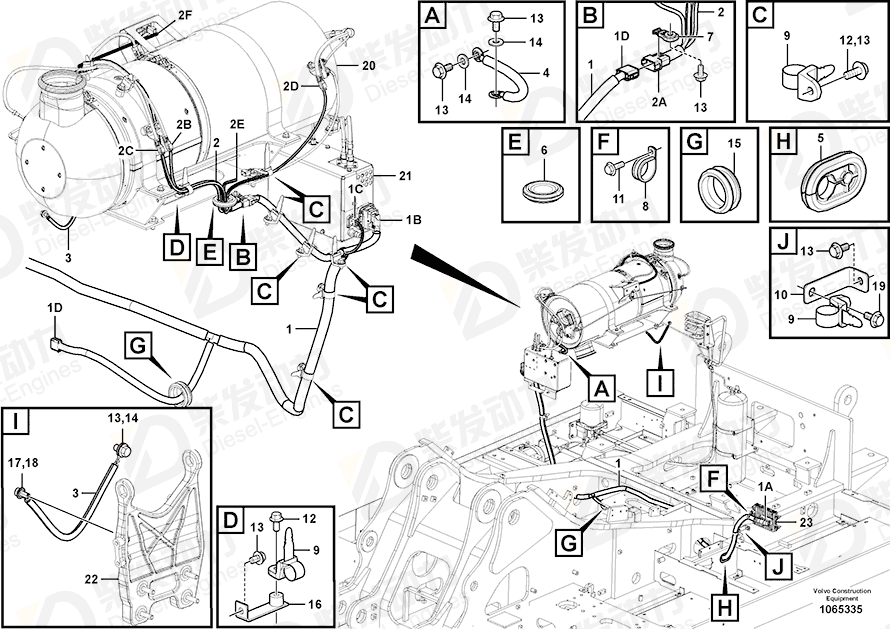 VOLVO Grommet 14598805 Drawing