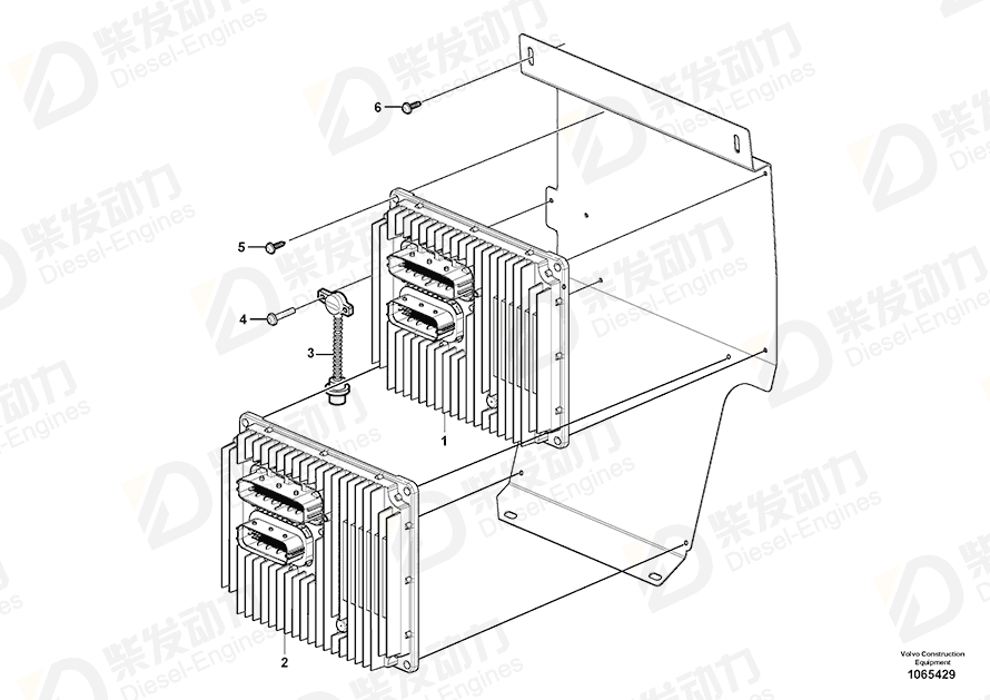 VOLVO Electronic unit 11381440 Drawing