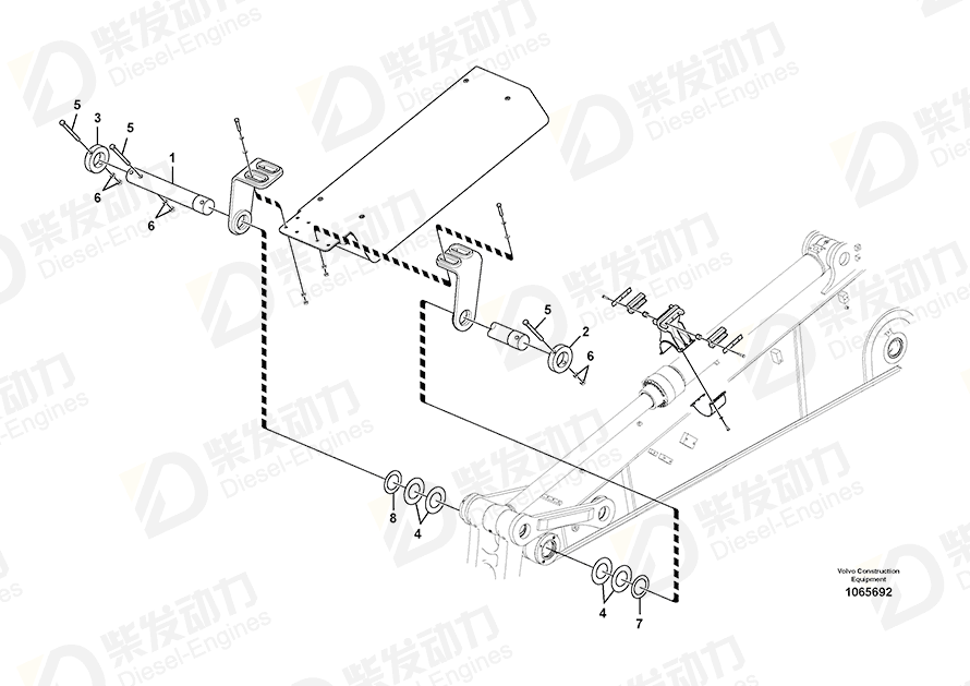 VOLVO Lock 14559603 Drawing