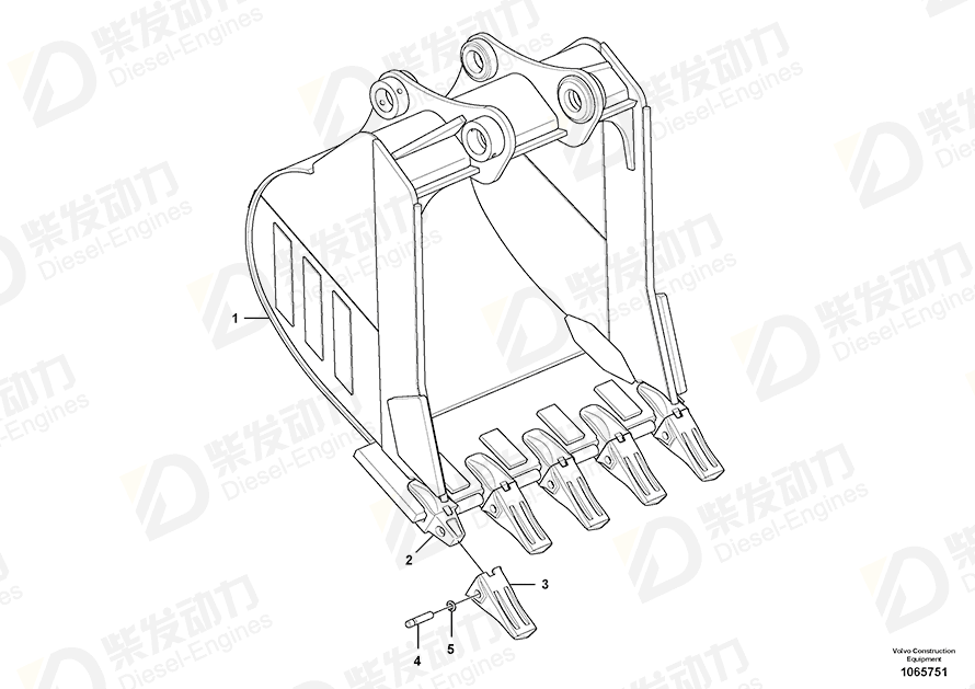 VOLVO Adapter 14626736 Drawing