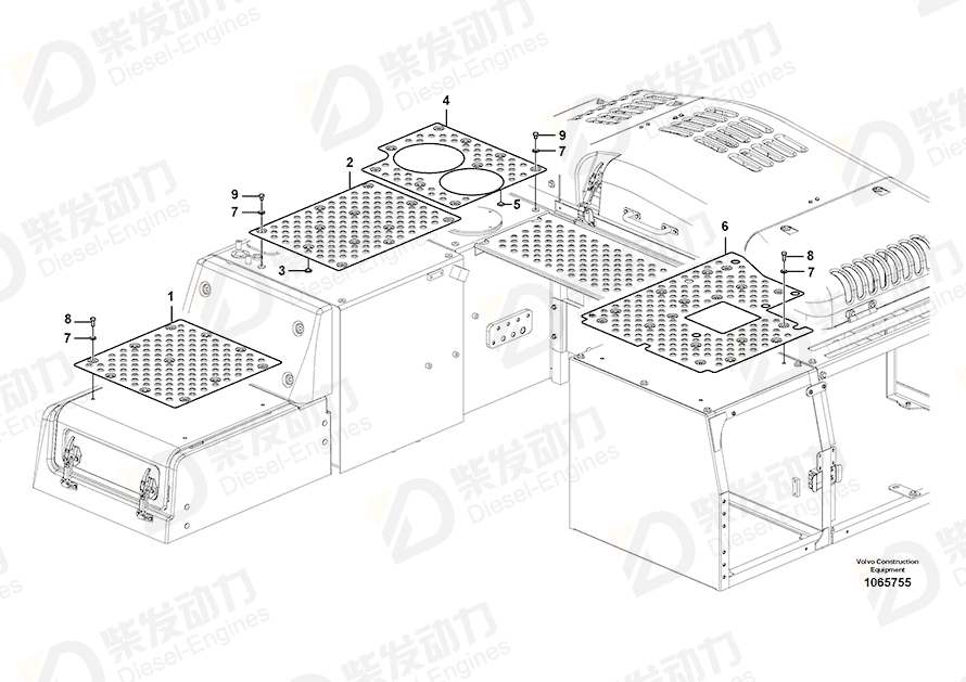 VOLVO Slip Protection 14579302 Drawing VOLVO Slip Protection 14579302 Drawing