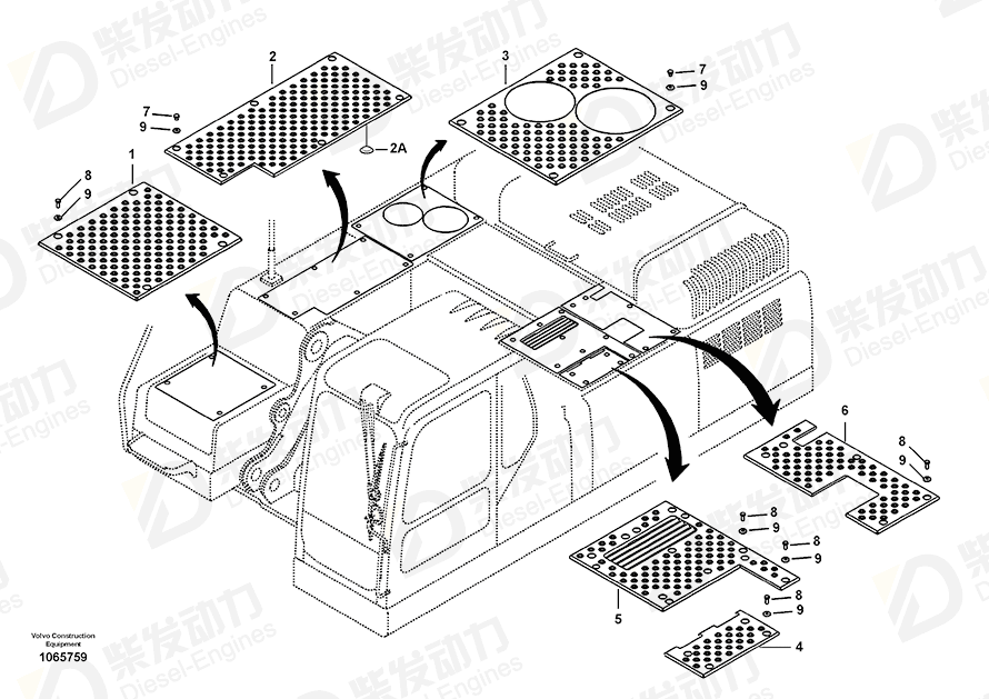 VOLVO Slip protection 14531151 Drawing VOLVO Slip protection 14531151 Drawing