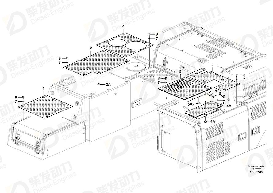 VOLVO Slip protection 14591845 Drawing