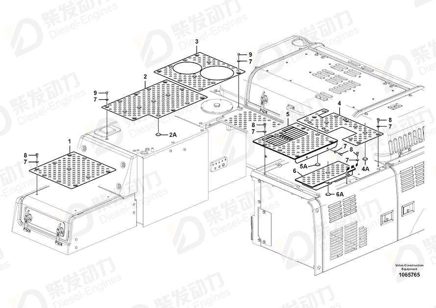 VOLVO Slip protection 14591911 Drawing