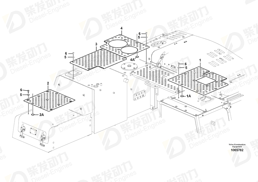 VOLVO Slip protection 14591904 Drawing