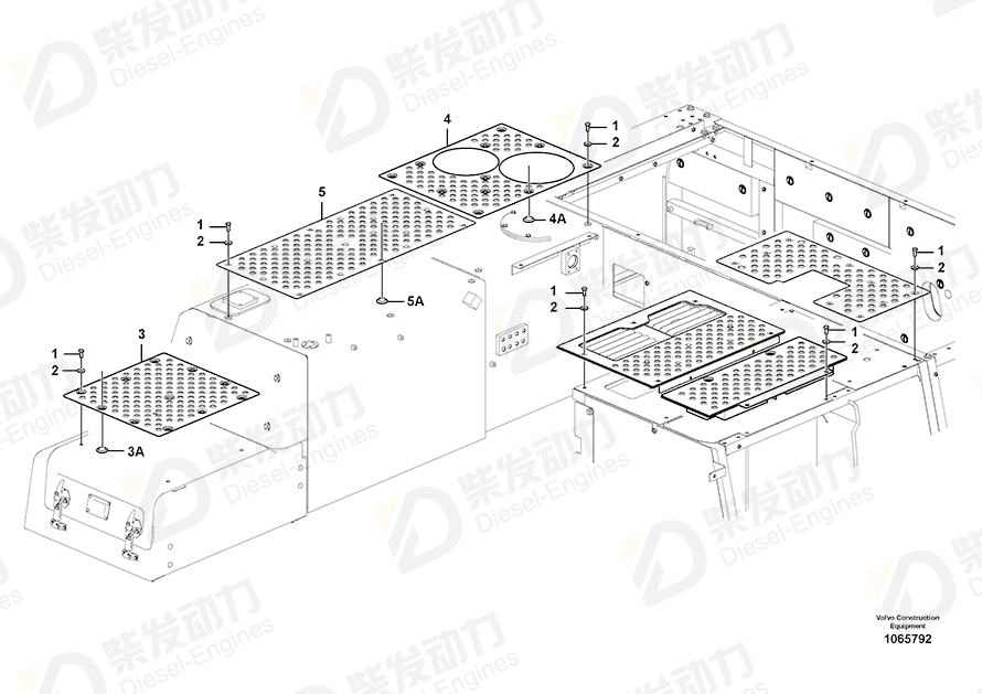 VOLVO Slip protection 14590367 Drawing