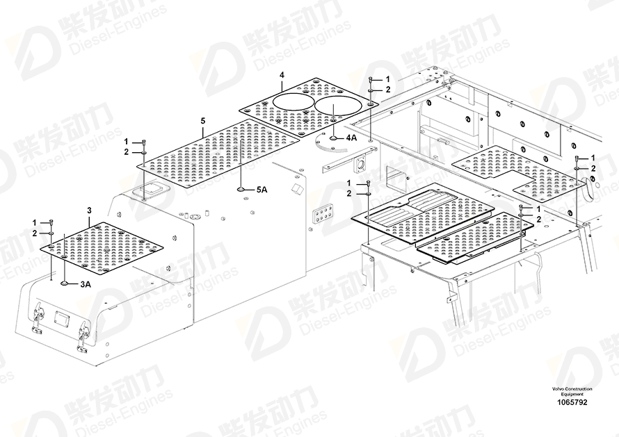 VOLVO Slip protection 14590367 Drawing VOLVO Slip protection 14590367 Drawing
