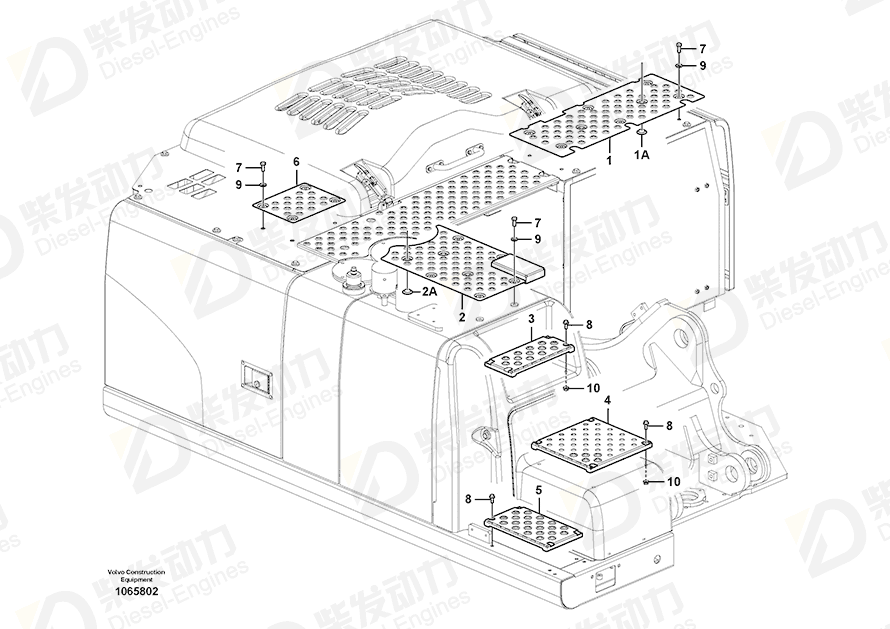 VOLVO Step 14385761 Drawing