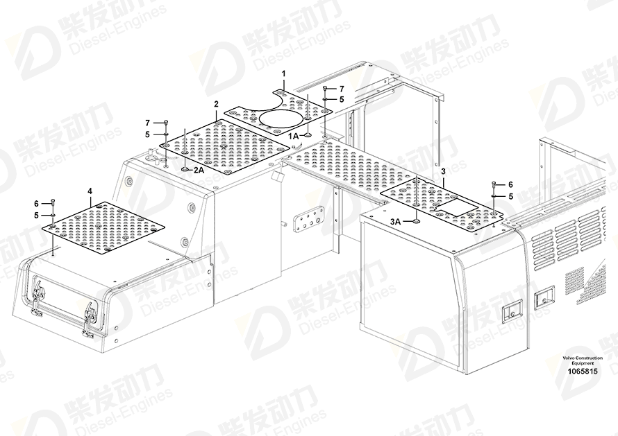 VOLVO Slip protection 14588267 Drawing VOLVO Slip protection 14588267 Drawing