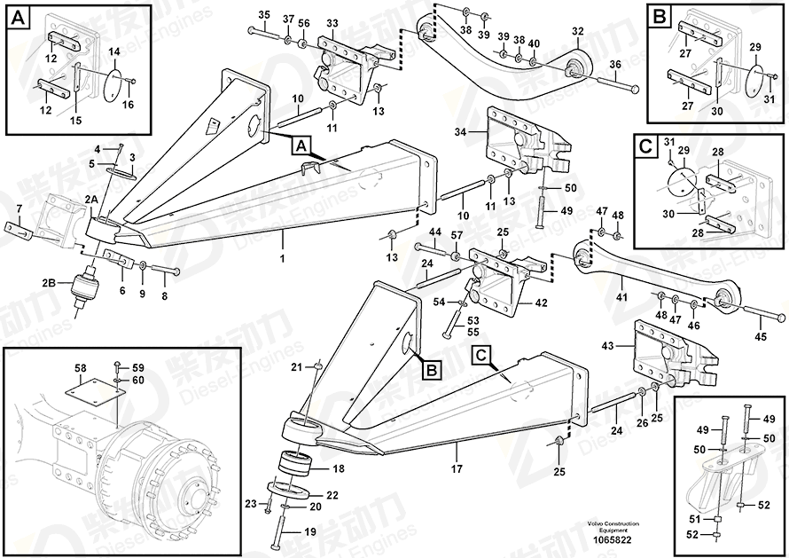 VOLVO Bracket 16856301 Drawing