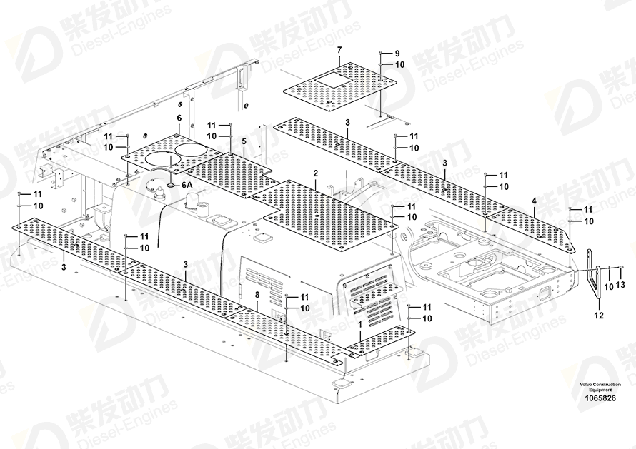 VOLVO Step 14557790 Drawing