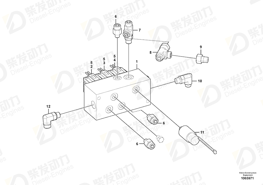 VOLVO Sealing Kit 11715428 Drawing
