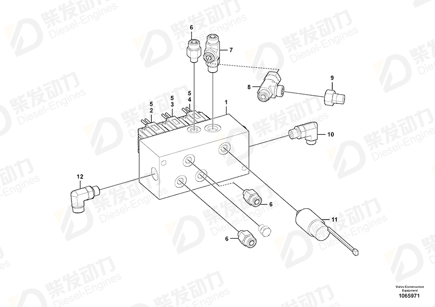VOLVO Sealing Kit 11715428 Drawing VOLVO Sealing Kit 11715428 Drawing