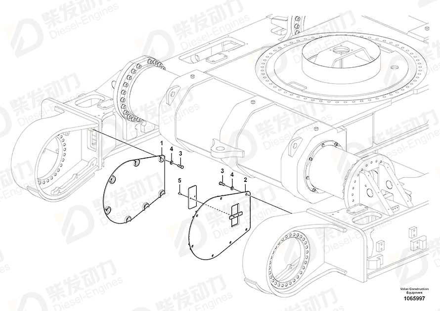 VOLVO Cover 14523627 Drawing