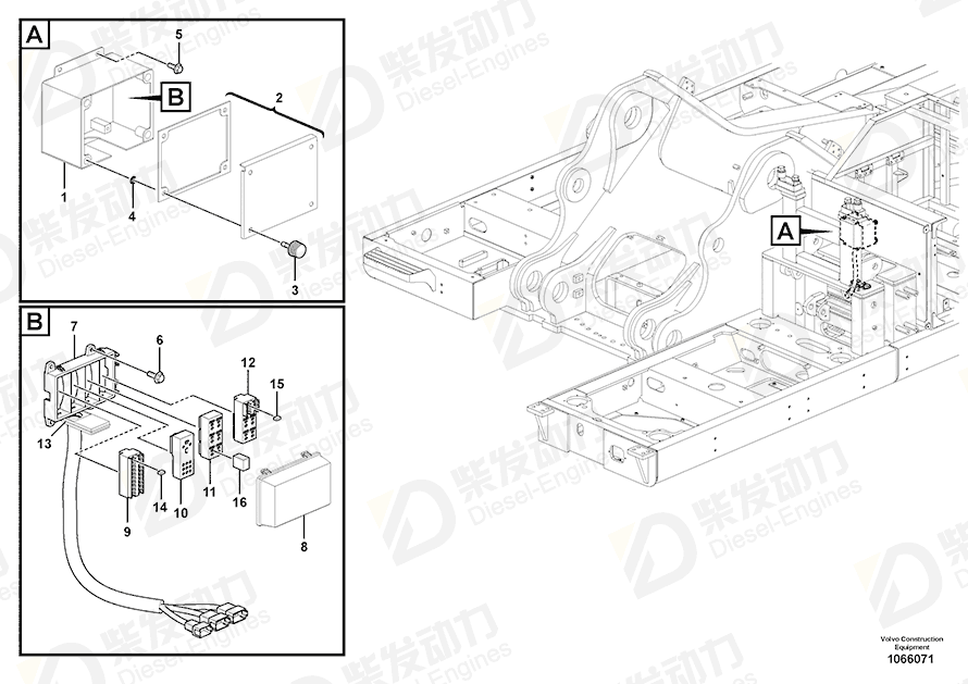 VOLVO Cover 14577431 Drawing