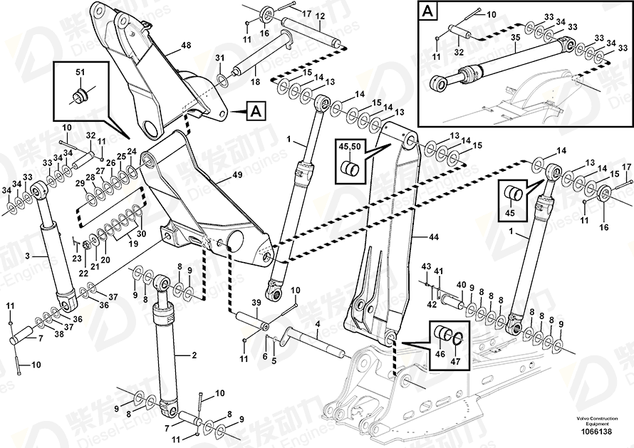 VOLVO Hex. socket screw 959287 Drawing