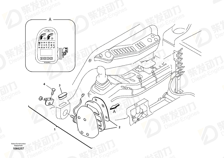 VOLVO Display 14527149 Drawing