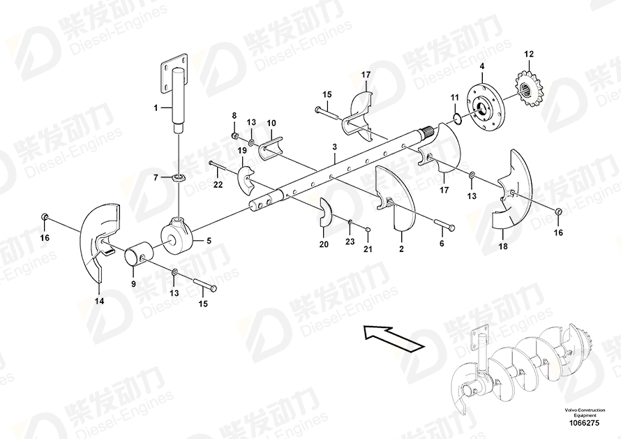 VOLVO Snap ring 914476 Drawing