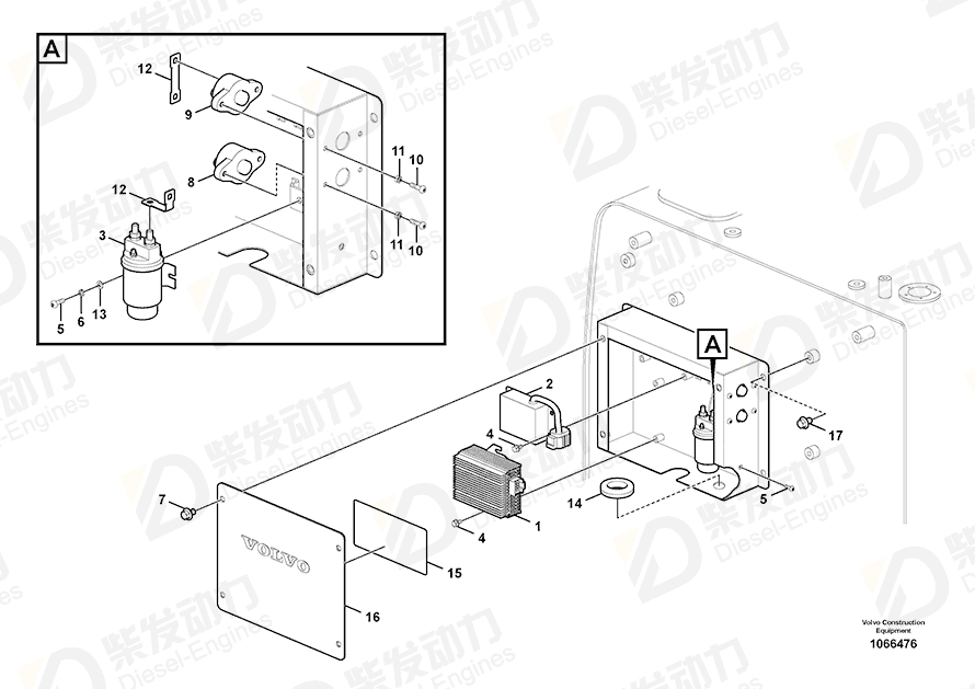 VOLVO Box 14533749 Drawing