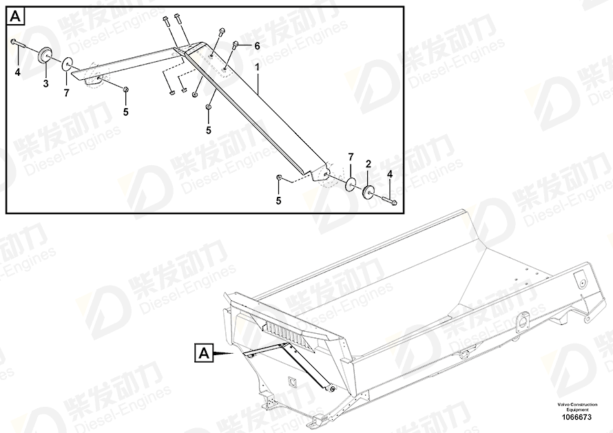 VOLVO Pin 11120799 Drawing