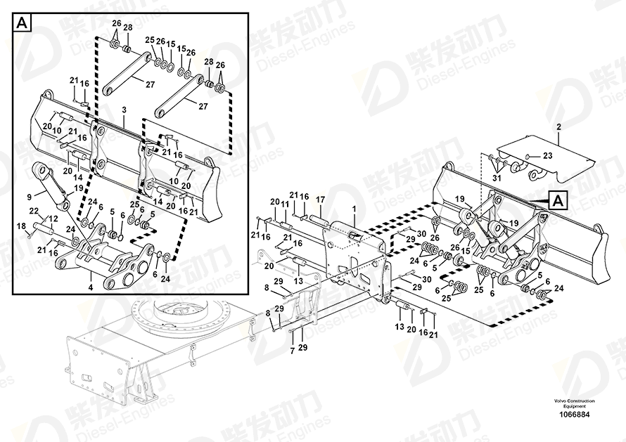 VOLVO Washer 14371260 Drawing