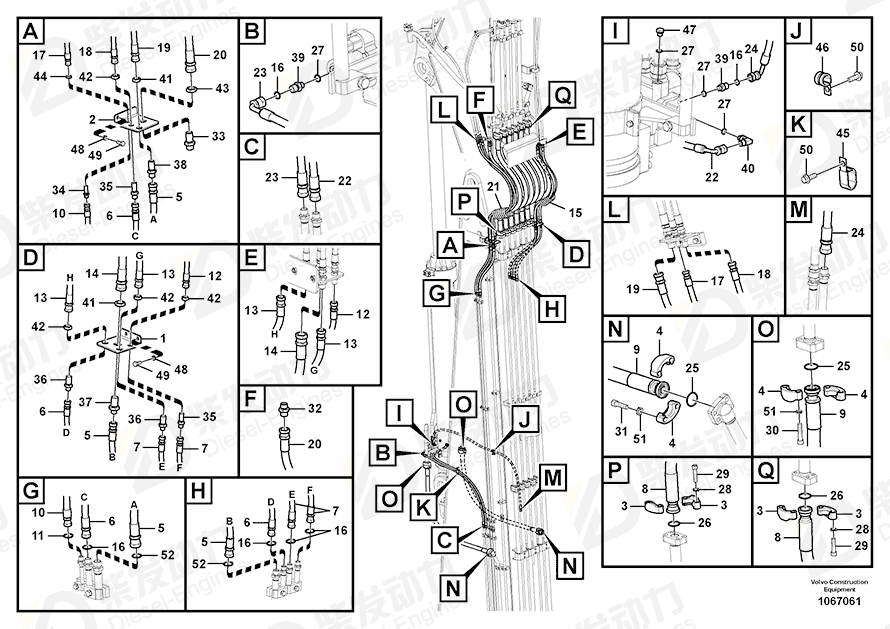 VOLVO Bracket 14652791 Drawing