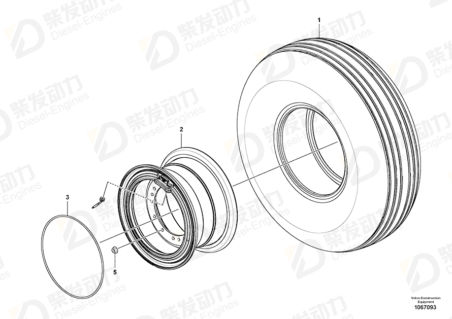 VOLVO O ring 4789826 Drawing