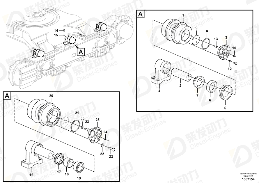 VOLVO Shell 14534198 Drawing