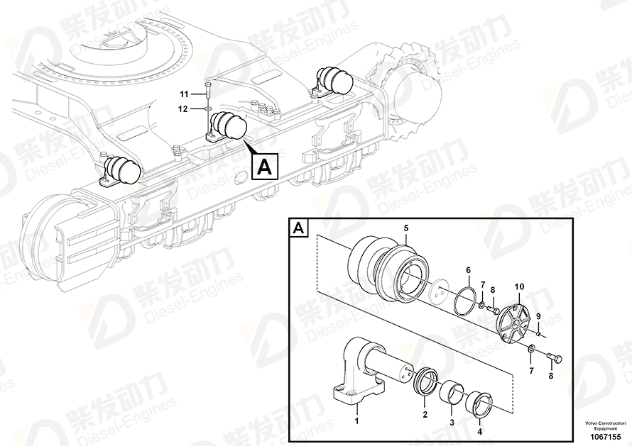 VOLVO Cover 14588332 Drawing