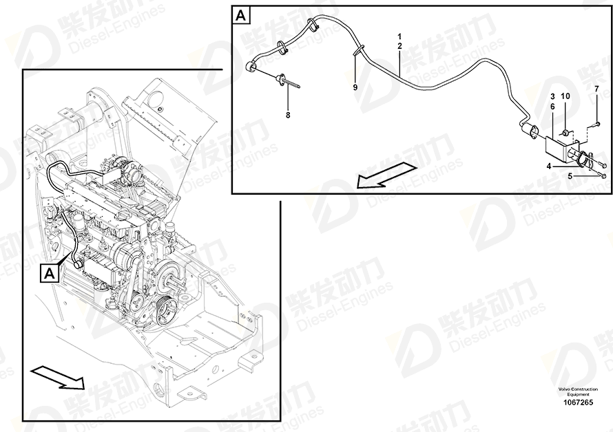 VOLVO Six point socket scr 972410 Drawing