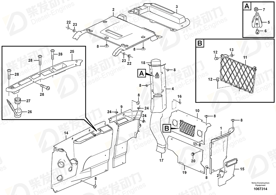 VOLVO Blind rivet 942669 Drawing VOLVO Blind rivet 942669 Drawing