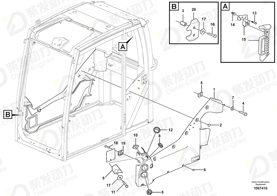 VOLVO Thread insert 11204475 Drawing