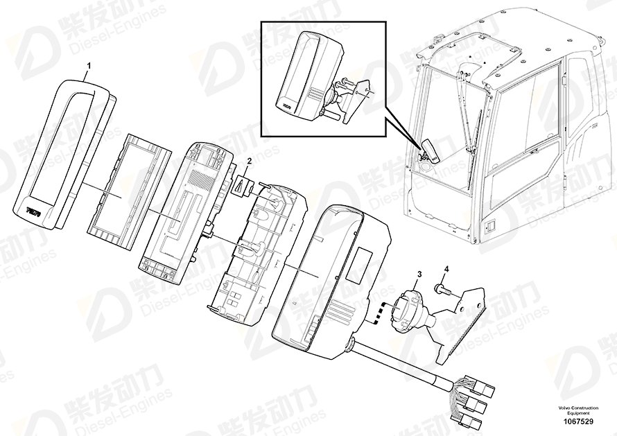 VOLVO Bracket 14552712 Drawing