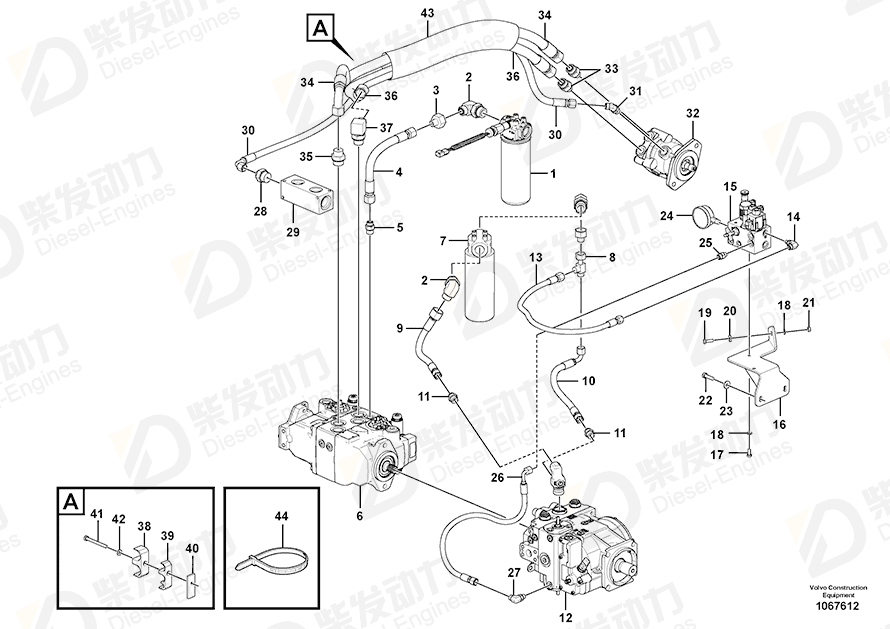 VOLVO Nipple 935098 Drawing