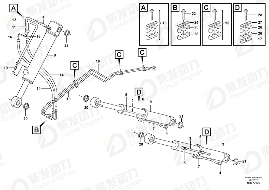 VOLVO Cover plate 4880585 Drawing VOLVO Cover plate 4880585 Drawing