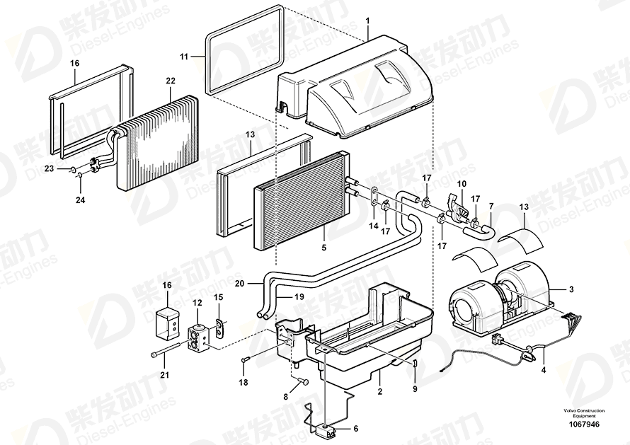 VOLVO Valve 11191001 Drawing