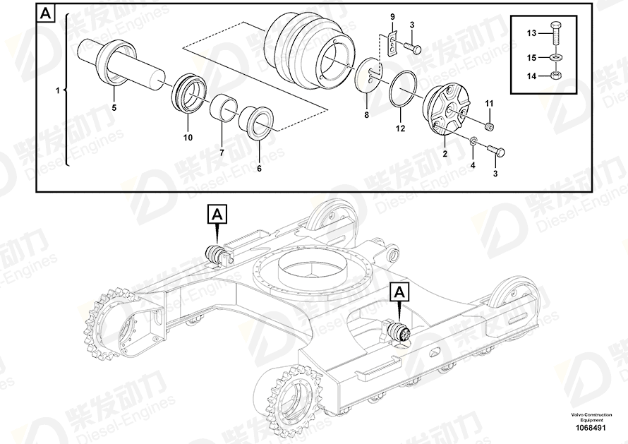 VOLVO O-ring 990588 Drawing