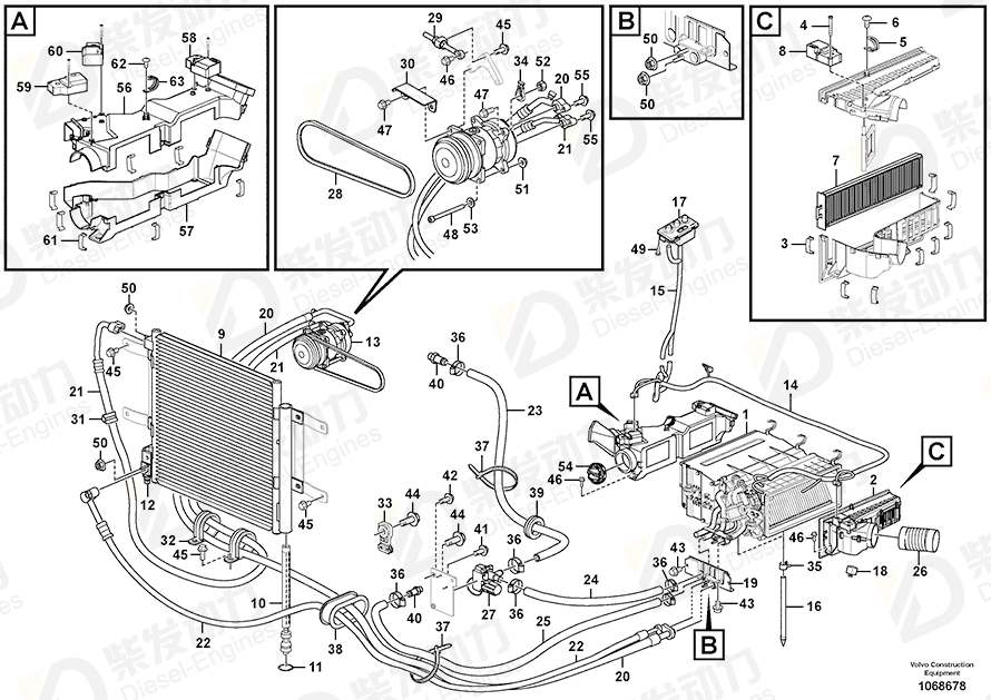 VOLVO Hex. socket screw 993149 Drawing