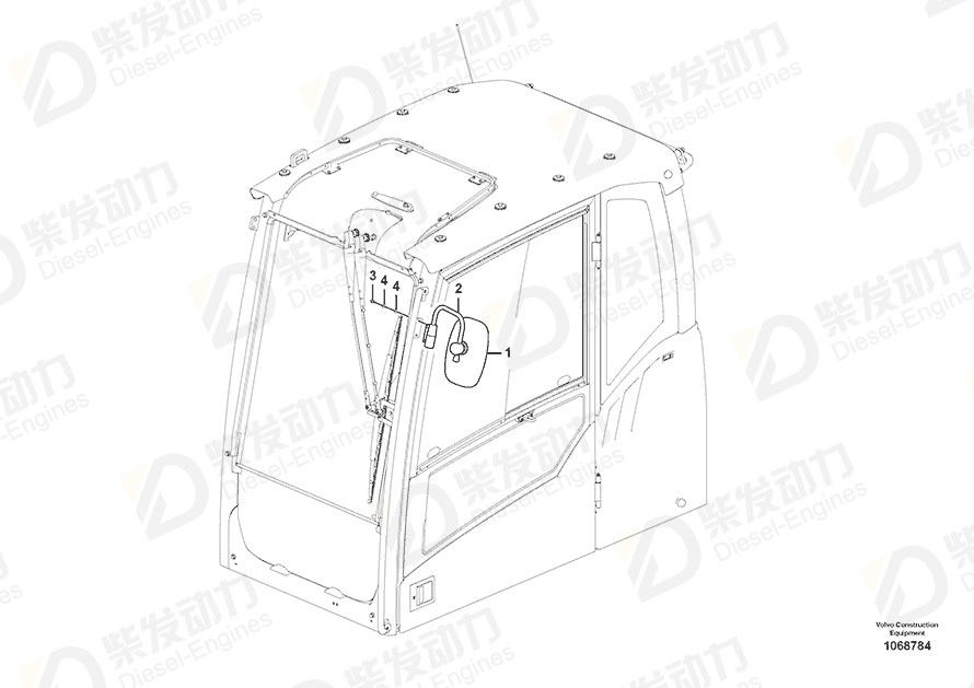 VOLVO Cover 14644658 Drawing