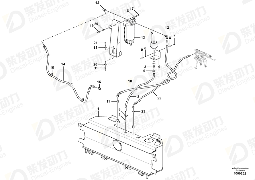 VOLVO O-ring 11993537 Drawing