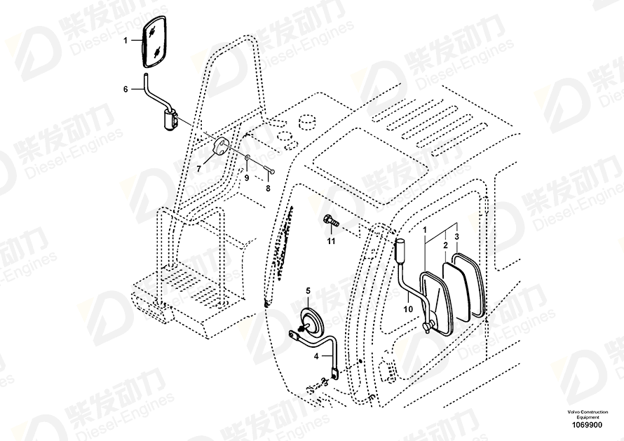 VOLVO Block SA1166-02610 Drawing