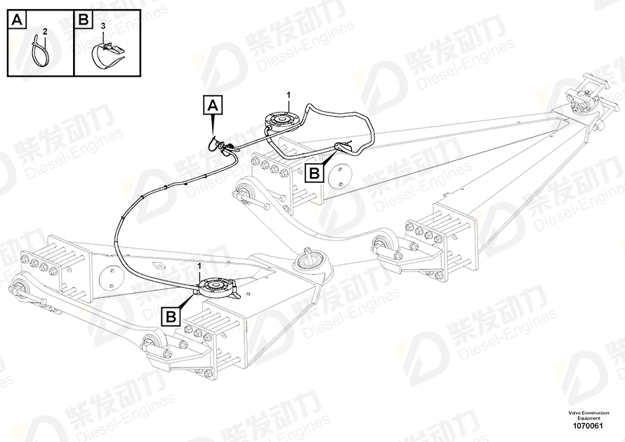 VOLVO Load sensor 17247148 Drawing VOLVO Load sensor 17247148 Drawing