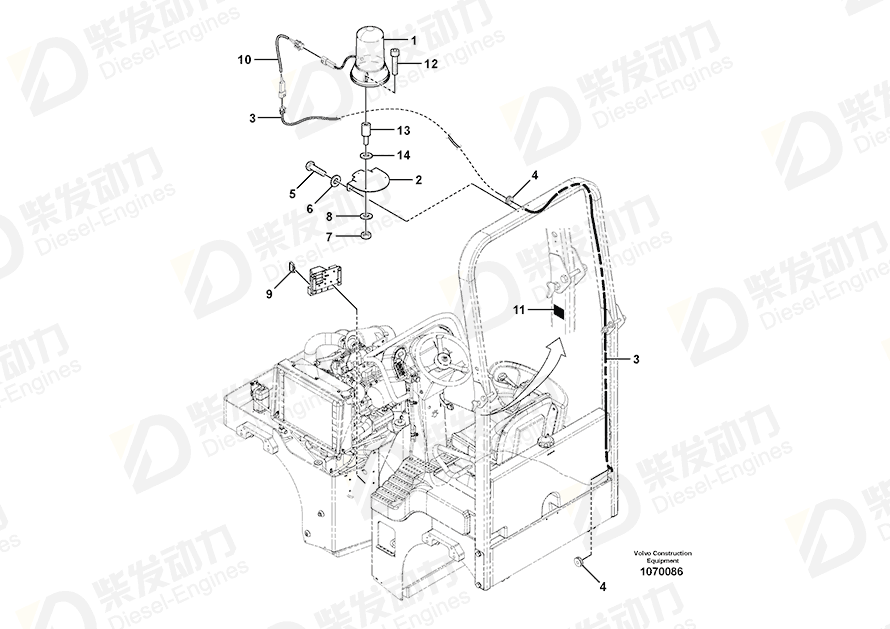 VOLVO Allen Hd Screw 959177 Drawing