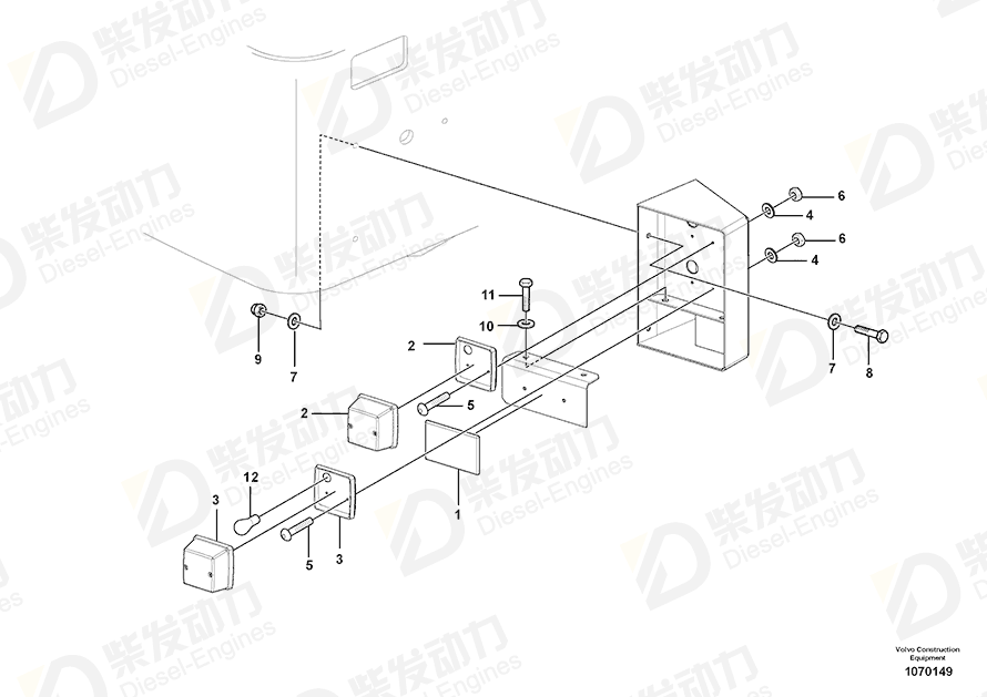 VOLVO Washer 955891 Drawing