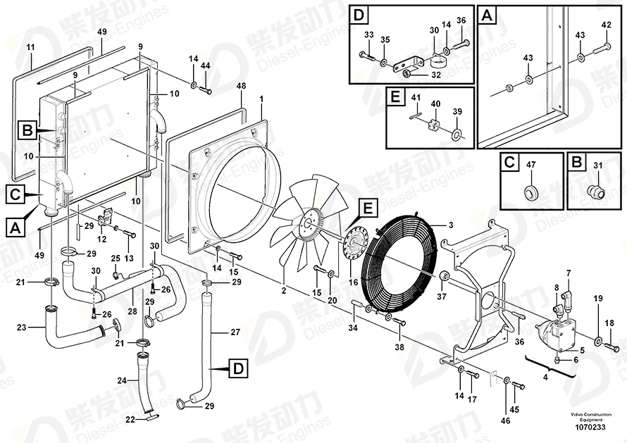 VOLVO Split pin 907864 Drawing