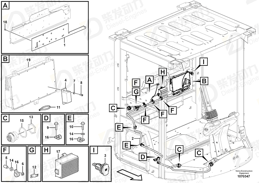 VOLVO Voltage converter 20724975 Drawing VOLVO Voltage converter 20724975 Drawing
