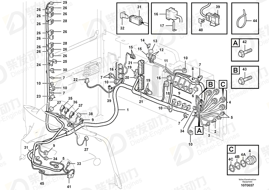 VOLVO Housing 11170149 Drawing