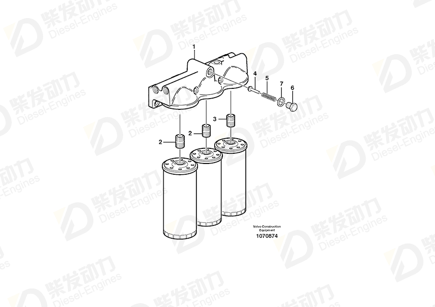 VOLVO Plug 17425684 Drawing