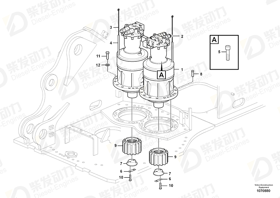 VOLVO Plate 14526643 Drawing